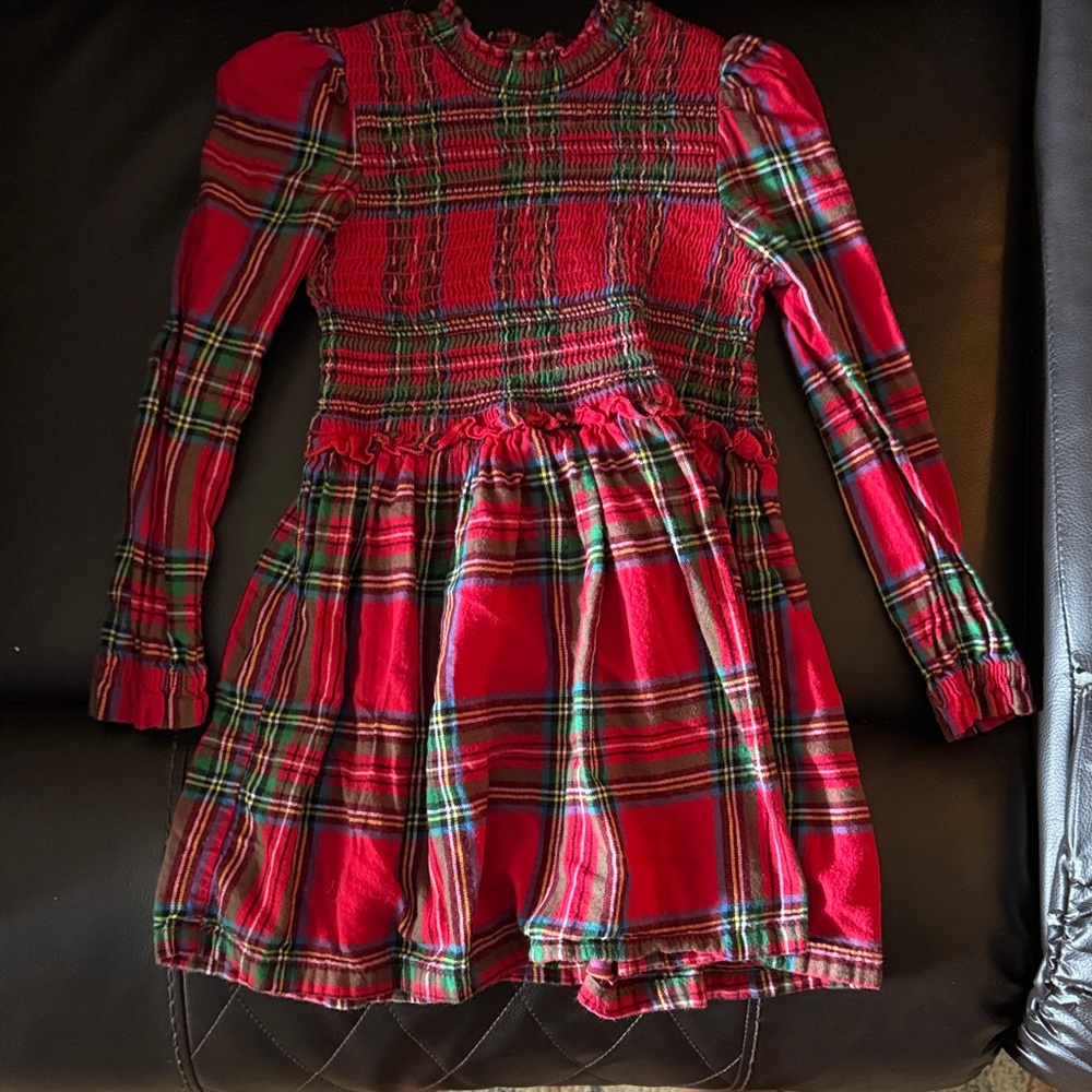 Wonder Nation Red Plaid Ruffle Dress